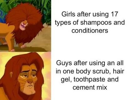 It's not men's fault they always have nicer hair than women 