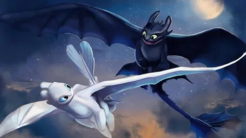 Toothless And The Lightfury Wallpapers - Wallpaper Cave