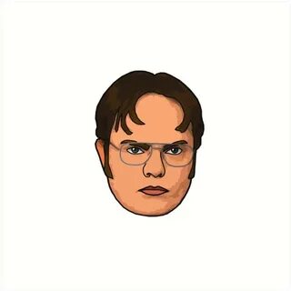 Easy Cartoon Dwight Schrute : Dwight schrute png clipart col