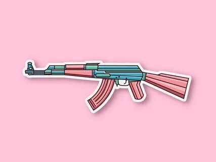 AK47 sticker by Mateusz Jaworski on Dribbble