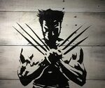 Details of Logan Wall Art Pallet Wood Art Wolverine Art Char