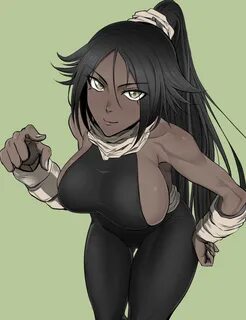 Safebooru - 1girl arm warmers bangs bare shoulders black hai