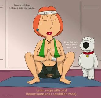 Lois Griffin yoga.