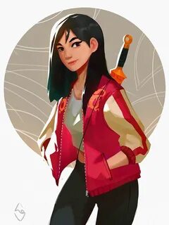 Mulan fanart (Wreck it Ralph 2) by selected... - The Art Sho