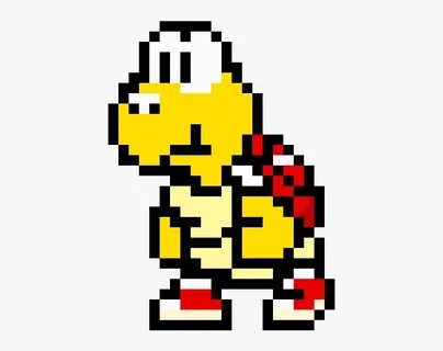 Koopa Troopa Pixel Art, HD Png Download - kindpng