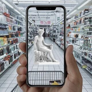 Artists use augmented reality technology to sell works of ar