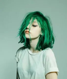 Kailee Morgue Discovery Cool hair color, Green hair, Cool ha