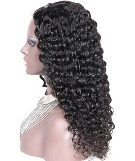 Loose Curl U Part Wig Natural Color Gluless Human Hair Wigs 