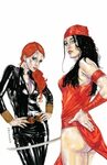 Black Widow & Elektra by Ricardo Drumond Marvel elektra, Mar