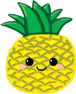 Face clipart pineapple - Pencil and in color face clipart pi