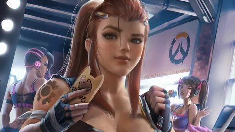 Overwatch Brigitte Wallpaper : 1600 x 900 png 2145 кб. - Suc