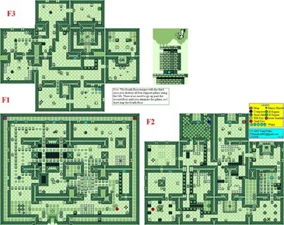 Game & Watch: The Legend of Zelda Level 7: Eagle's Tower Map