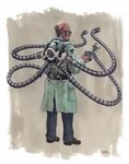 Movie Doctor Octopus concept art by Jim Martin Spiderman art
