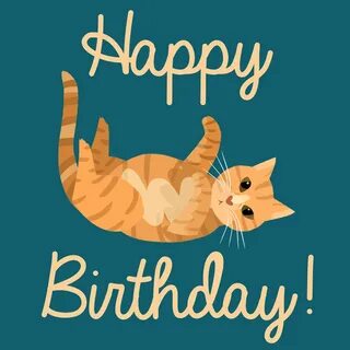 Happy Birthday Cats Animated Gif
