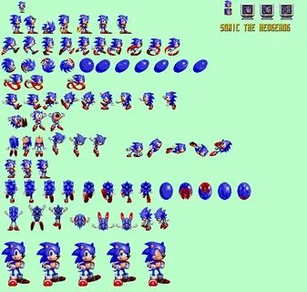 Sonic Quest WIP Sprite sheet:Sonic by TGCFKisekae on Deviant