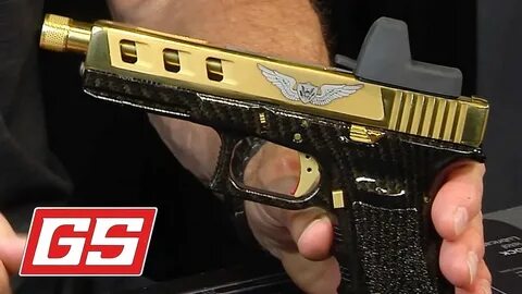 Glock 17 - Polished Viper Cut Slide - Threaded Barrel - Gold