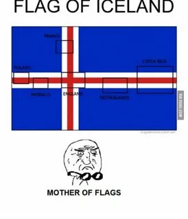 FLAG OF ICELAND COSTA RICA POLAND MONACO NETHERLAND MOTHER O
