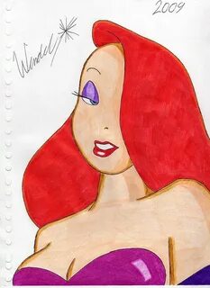 Jessica Rabbit Drawing by Wendel Krolis Pixels