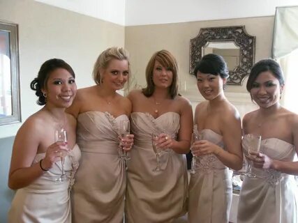 Bridesmaids, a bride’s entourage