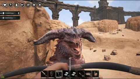Noob tries to solo Red Dragon Conan Exiles - YouTube