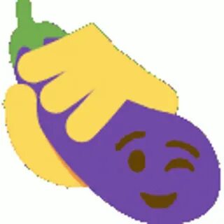 Eggplant Jack Off Sticker - Eggplant Jack Off Wink - Discove