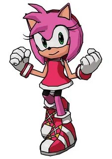 Olympic Amy Rose Cel Shaded by SpongicX on DeviantArt