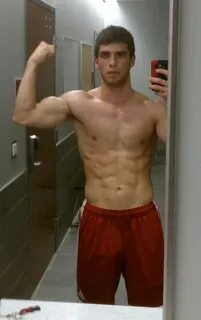 red shorts self pic six pack lad Shirtless men, Guys, Red sh