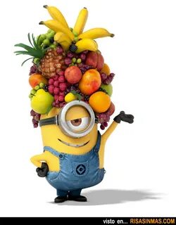 Minion imitando a Carmen Miranda