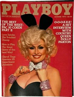 Playboy Magazine October 1978 Dolly Parton Cheryl Tiegs Leon Spinks.