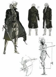 Raiden Coat Concept Art - Metal Gear Solid 4 Art Gallery Met