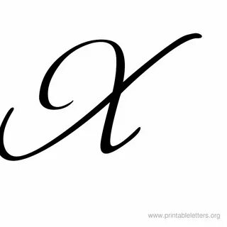 Fiorcetsomarng: X In Cursive