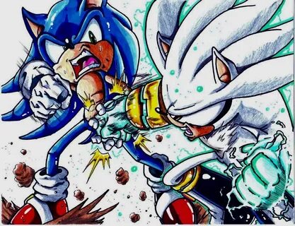 Sonic vs Silver Sonic the Hedgehog! Amino