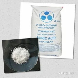 GRAHA CHEMICAL Boric Acid H3BO3 Asam Borat Pupuk Nutrisi Tan