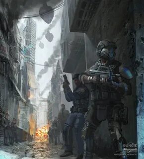 ArtStation - Halo 3: trabalho promocional do ODST, Isaac Han