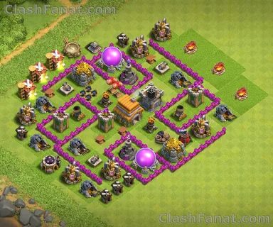 Level 5 Rathaus Clash Of Clans / Die Beste Rh 5 Farm Base Co