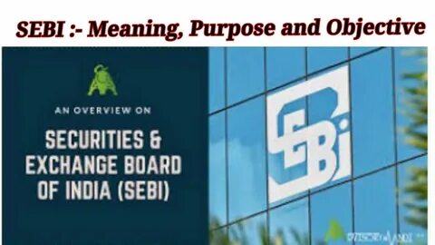 Securities and Exchange Board of India (SEBI) l Meaning l Pu