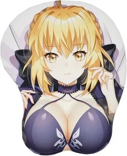 Fate Waver Velvet 3D Breast Chest Bust Mouse pad 3D Wrist Rest Play Mats Ga...