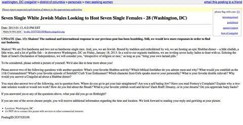 Craigslist Women Seeking Men