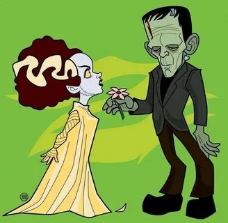 Frankenstine & Bride Frankenstein art, Frankenstein, Bride o