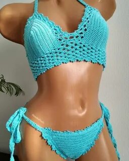 Crochet bikini set Crochet swimsuit Handmade crochet bikini 