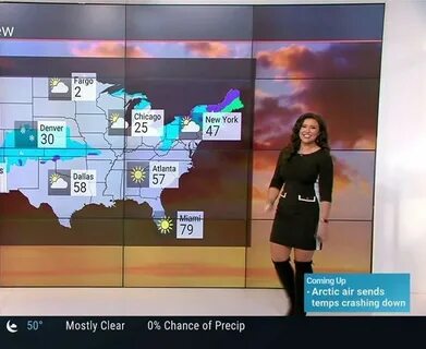 FELICIA COMBS DELIVERED A VERY FASHIONABLE FORECAST ON THE W