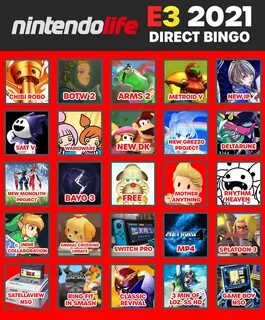 E3: Get Your Nintendo Life E3 2022 Bingo Cards Here! - Kaiju