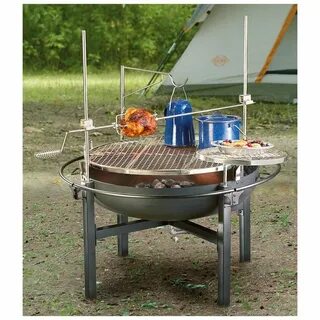 Cowboy Fire Pit Rotisserie / Grill grills and smokers Cowboy