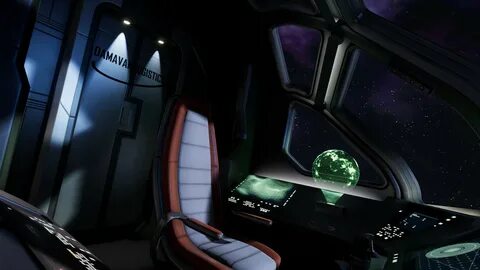 ArtStation - Spaceship cockpit