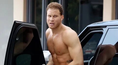 Blake Griffin Goes Shirtless While Stepping Out for a Juice 