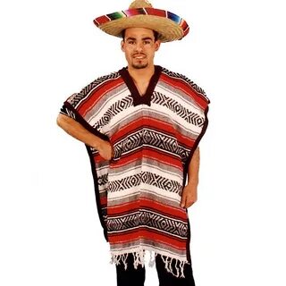 Buy Poncho Mexican Halloween Costume - Cappel's