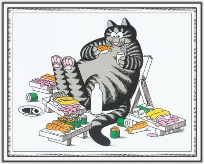 Bernard Kliban (1935) США Cats illustration, Kliban cat, Cra