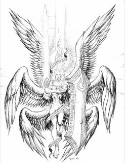 Seraphim Angel art, Fantasy concept art, Character art