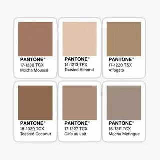 "Nudes Pantone Color Swatch Pack" Sticker for Sale by jadeil