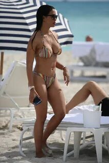 JESSICA LEDON in Bikini at a Beach in Miami 11/19/2019 - Haw